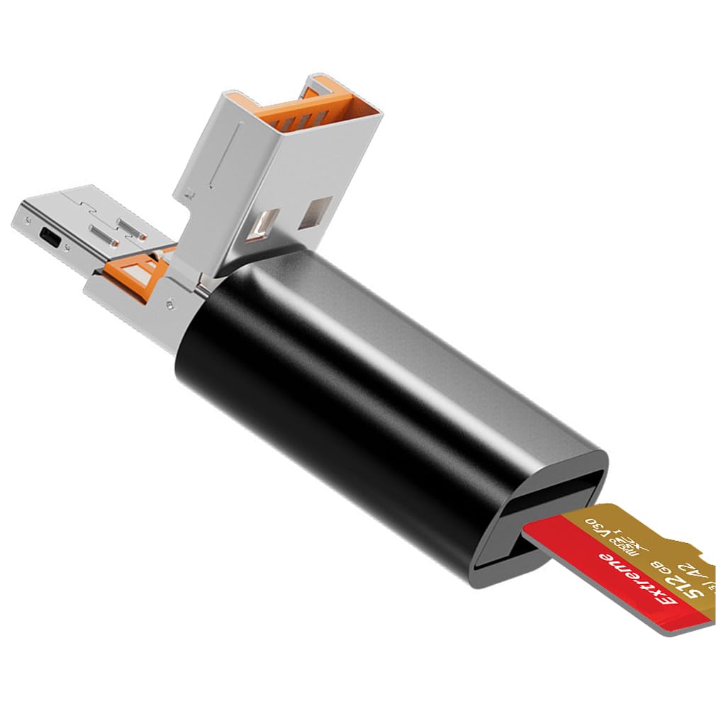 USB C and USB Micro SD Card Reader
