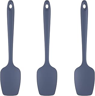Silicone Spoon and Spatula Set for Cooking and Baking