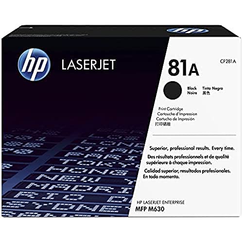 81A Black Toner Cartridge for LaserJet Enterprise M604 M605 M606 MFP M630