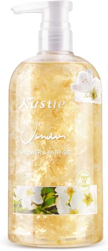 Deep Moisturizing Jasmine Body Wash with Petals and Hyaluronic Acid