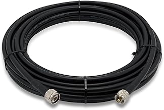 50ft Low Loss Coaxial Cable for Radio and Antennas