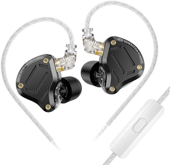 Wired Gaming Earbuds with Mic and 4-Level Tuning