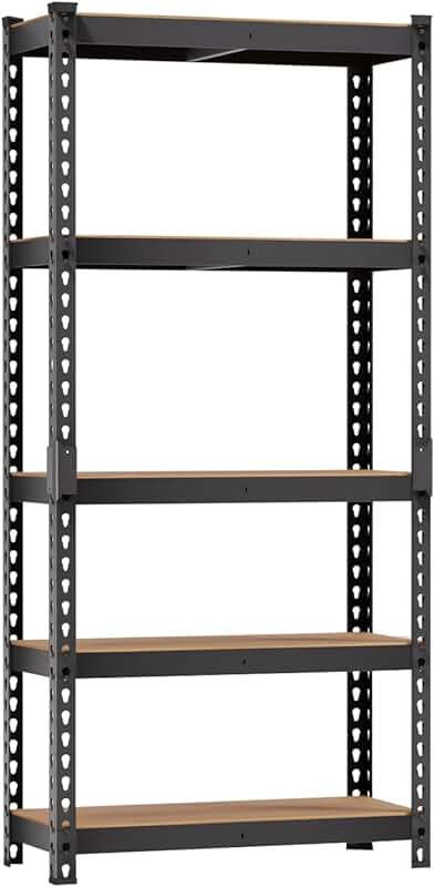 Heavy Duty 5-Tier Garage Storage Shelves