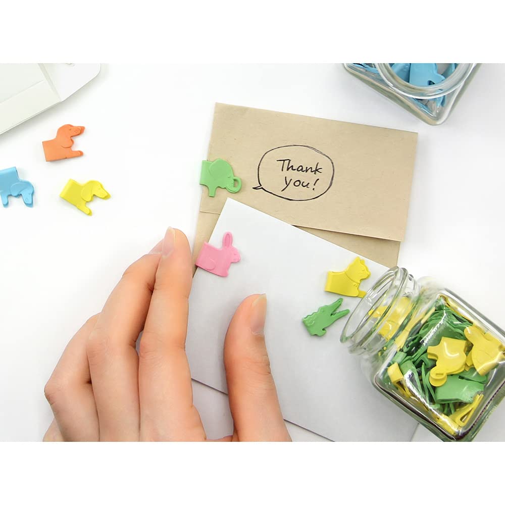 Flower Paper Clips, 18 Pieces