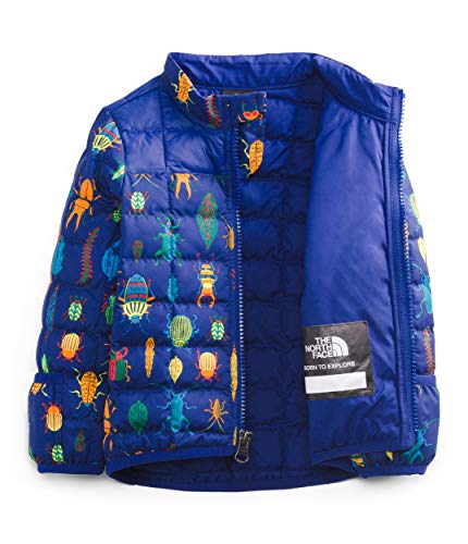 Infant ThermoBall Eco Jacket, Bolt Blue Critter Crawl Print, 3M