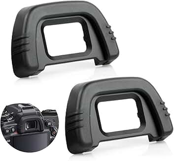 2 Pack Camera Eyecups for Nikon D7000 D750 D610 D600 D300 D200 D100 D90 D80 D70 D70s