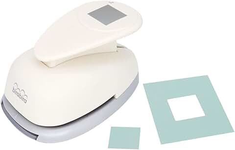 Square Lever Action Craft Punch for Paper and Scrapbooking