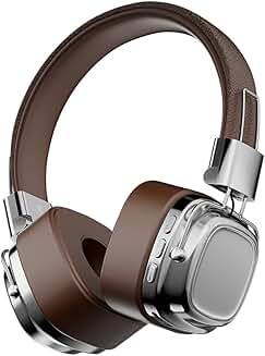 Retro Bluetooth Over-Ear Headphones with 15-Hour Playtime