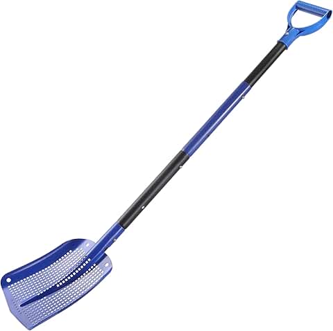 Lightweight Aluminum Digger and Sieve Shovel for Sand and Soil