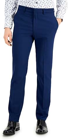 Men's Blue Suit Pants, 36W x 32L
