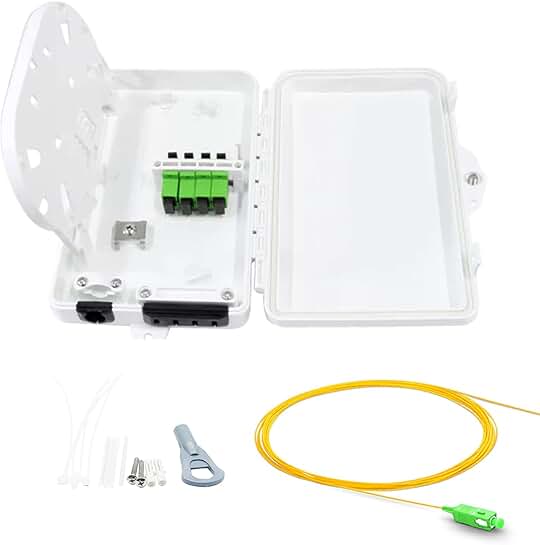 Outdoor FTTH Fiber Distribution Box with 4 Ports