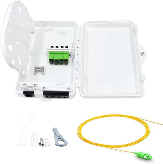 Outdoor FTTH Fiber Distribution Box with 4 Ports