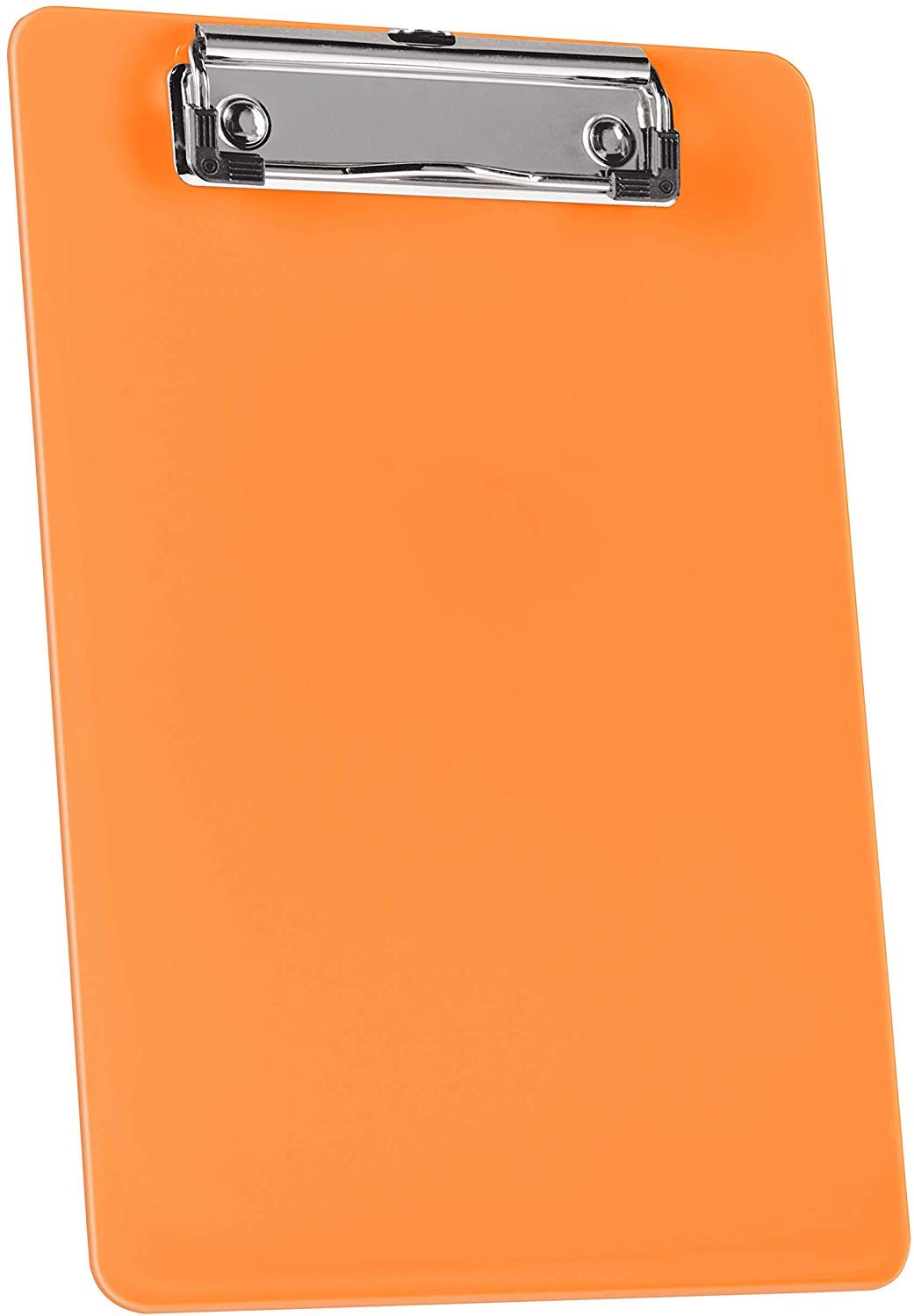 Orange A5 Plastic Clipboard Set of 6