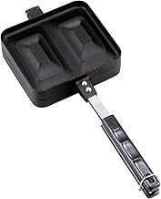 Black Aluminum Hot Sandwich Maker for Camping