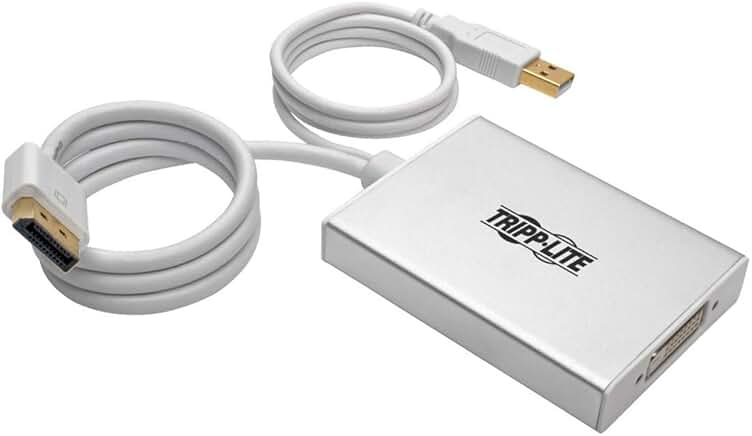 6-inch DisplayPort to DVI active video adapter