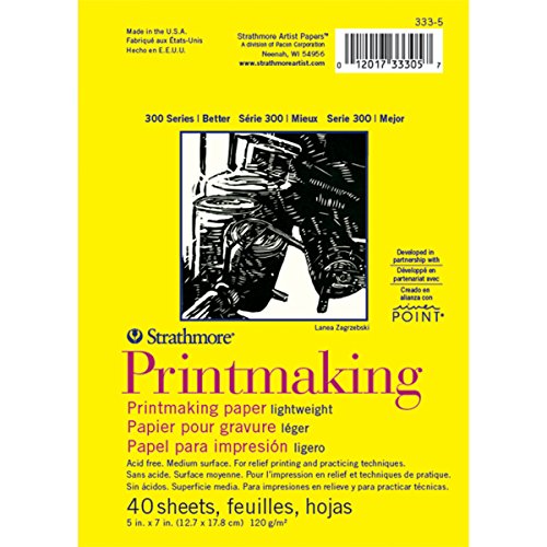 300 Series Printmaking Paper Pad 5x7 40 Sheets