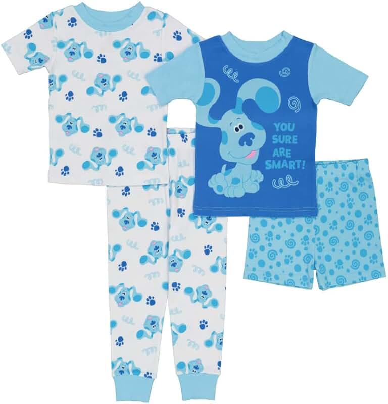 Baby Shark and Paw Patrol Cotton Pajama Set