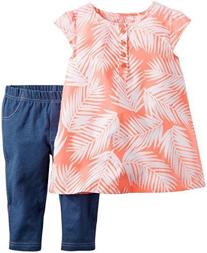 Baby Girls' 2 Pc Playwear Sets 239g150, Print, 3 Months