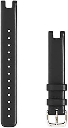 Black Italian Leather Band for Lily Smartwatch