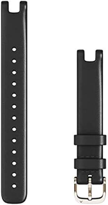 Black Italian Leather Band for Lily Smartwatch