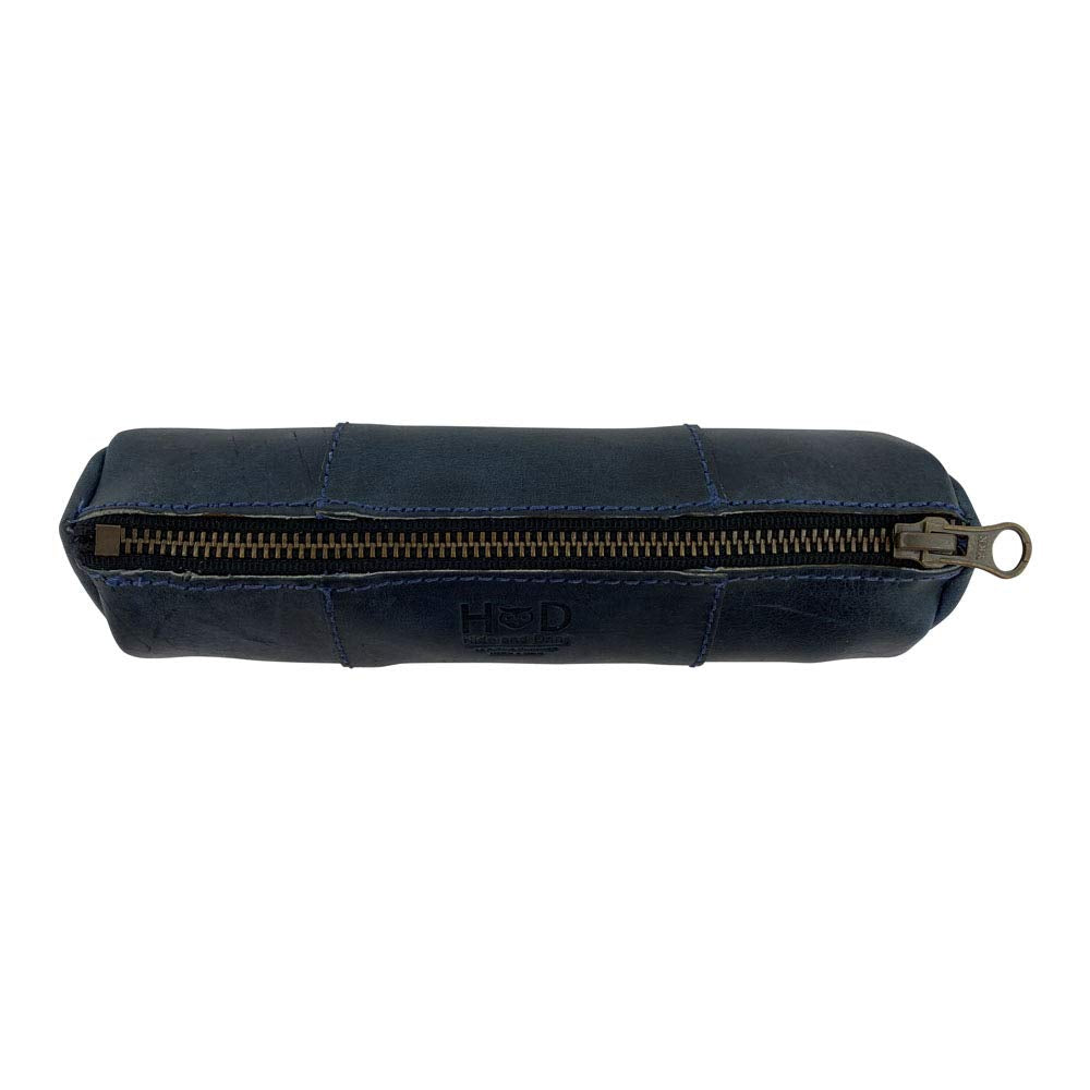 Rustic Leather Cylinder Case for Keys and Small Items