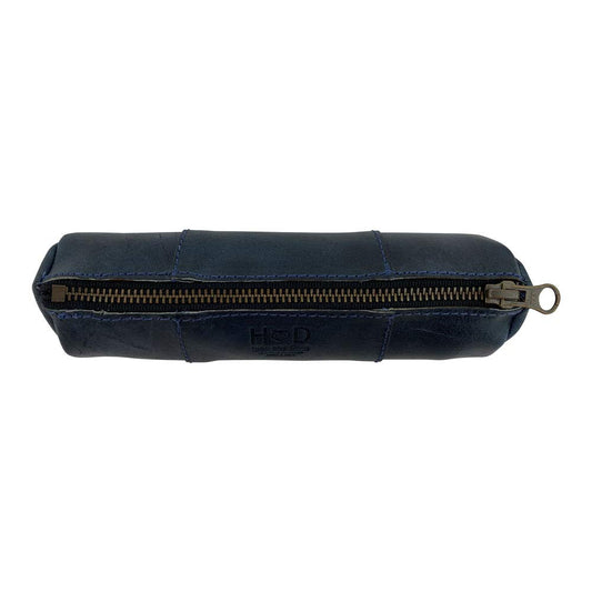 Rustic Leather Cylinder Case for Keys and Small Items
