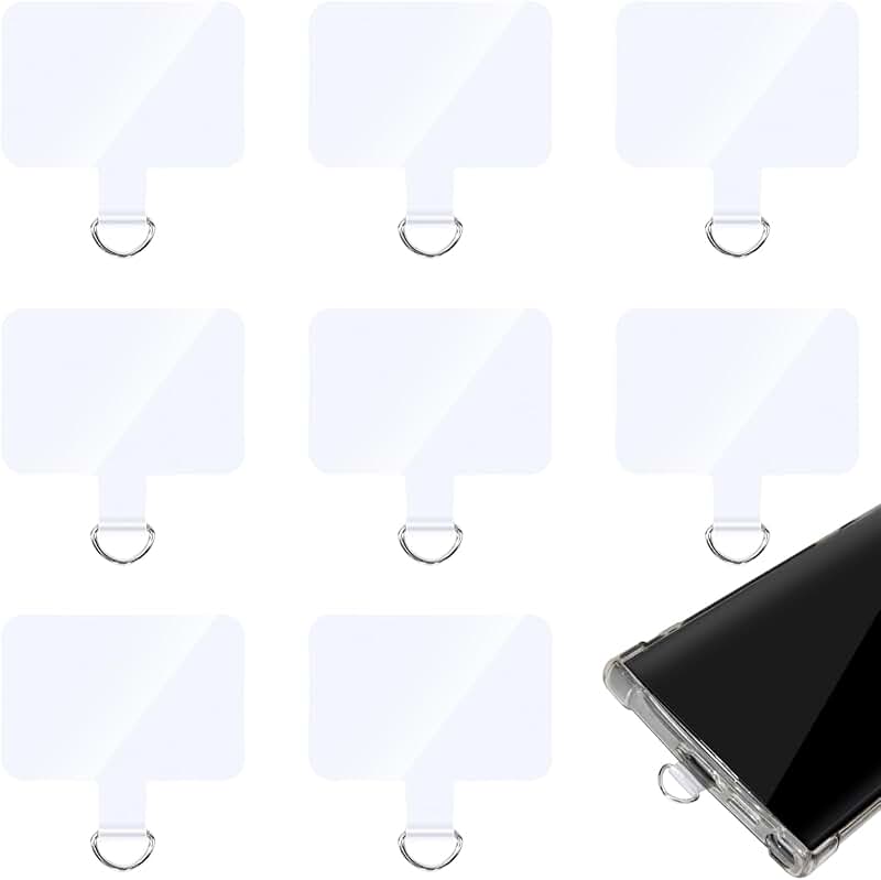 8-Piece Universal Phone Lanyard Patch Replacement Parts