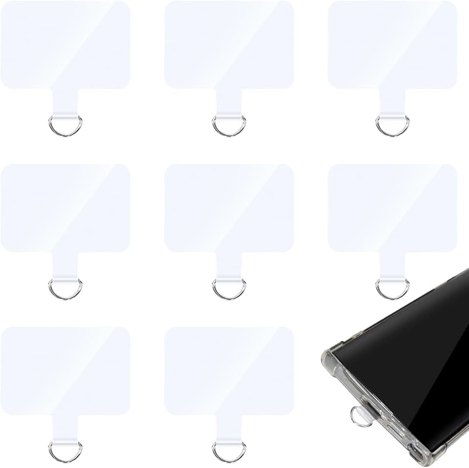 8-Piece Universal Phone Lanyard Patch Replacement Parts