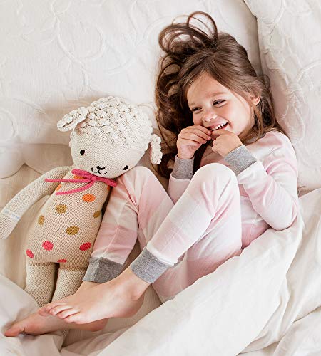 girls Pajamas, Tee and Pant 2-piece Pj Set, 100%  Cotton Pajama Set, Indigo Flowers, 3T US