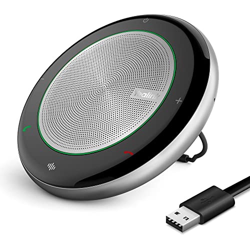 Bluetooth Speakerphone Conference Microphone Teams CP700 USB Speaker Full Duplex Noise Reduction Algorithm Home Office 360 Voice Pickup (CP700, Without Dongle)
