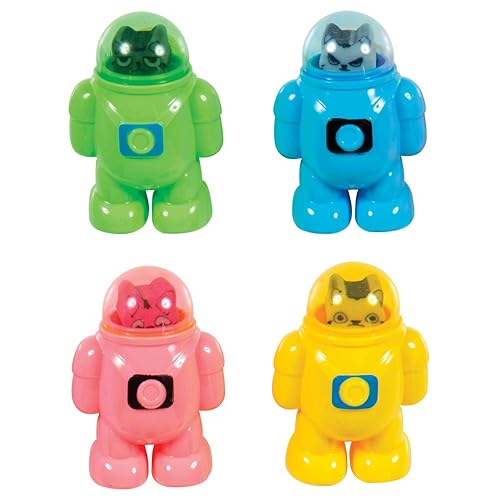 Pack of 24 Major Tom Cat Pencil Sharpeners and Erasers