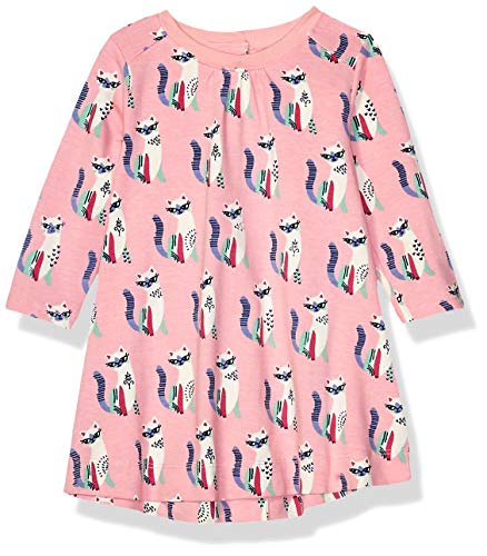 Baby Girls Swing Dress, Patchwork Kitty, 3-6 Months