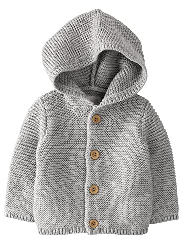 girls    Cardigan, Grey, 3 Months US