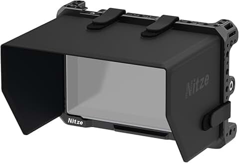 Nitze Cage with Sunhood and NATO Rail for H5 Monitor