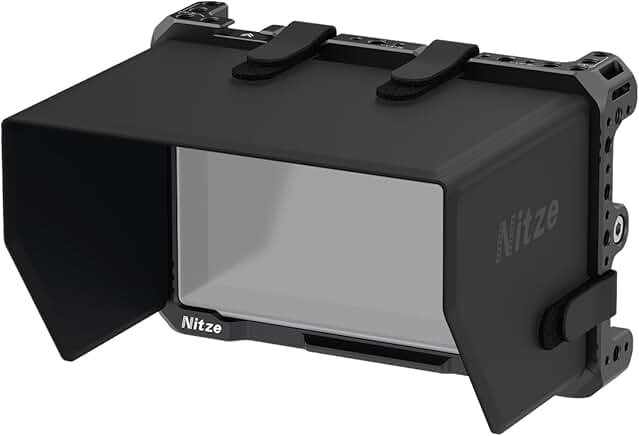 Nitze Cage with Sunhood and NATO Rail for H5 Monitor
