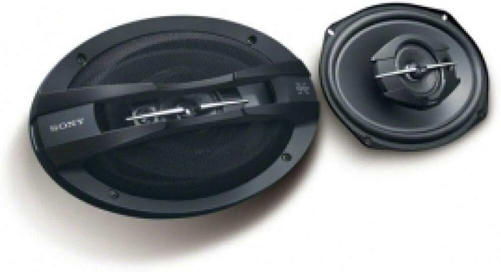 Dual Cone 6x9 Inch 3-Way Car Speakers Set of 2