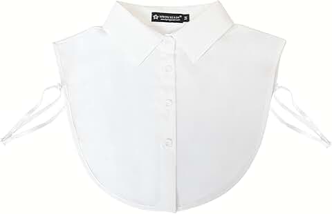 Classic Chiffon Detachable Dickey Collar for Women and Girls