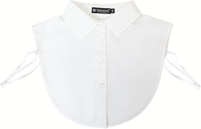 Classic Chiffon Detachable Dickey Collar for Women and Girls
