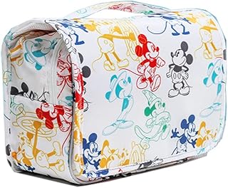 Colorful Mickey Cartoon Toiletry Bag with Handle and Hook