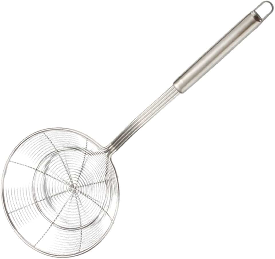 Large Stainless Steel Fry Basket and Strainer
