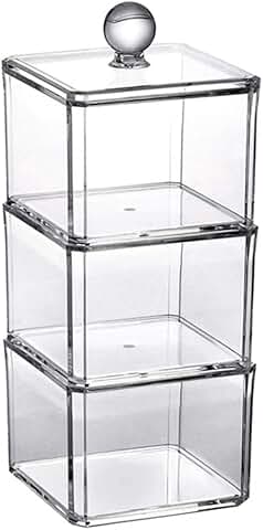 Acrylic Makeup Remover and Cotton Pad Storage Box