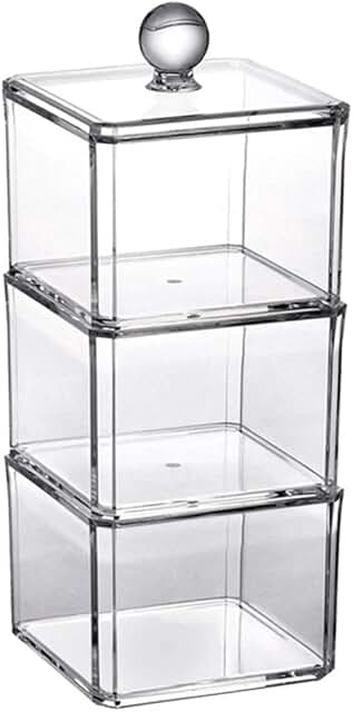 Acrylic Makeup Remover and Cotton Pad Storage Box