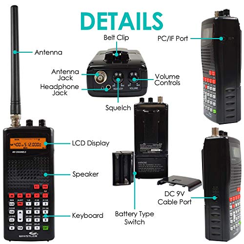 WS1010 Analog Handheld Scanner (Black)