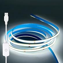 White 5V USB LED Light Strip, 3.28ft for TV and Shelves