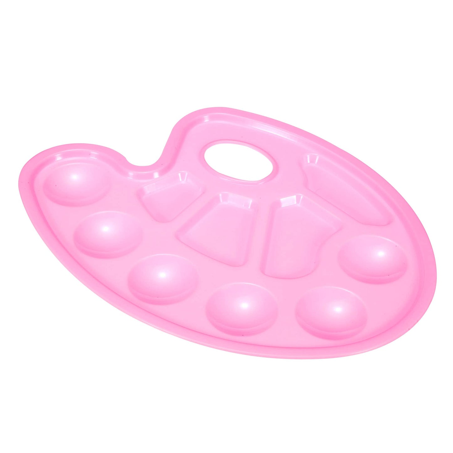 10 Wells Acrylic Paint Palette Pink 6 Pack