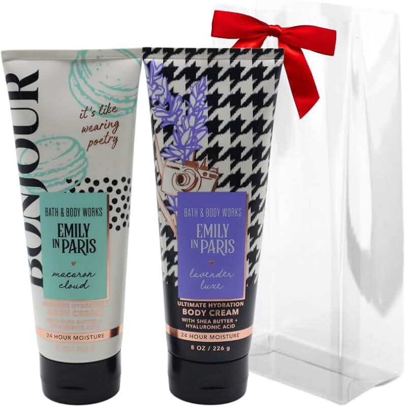 Hydrating Body Cream Gift Set with Red Bow