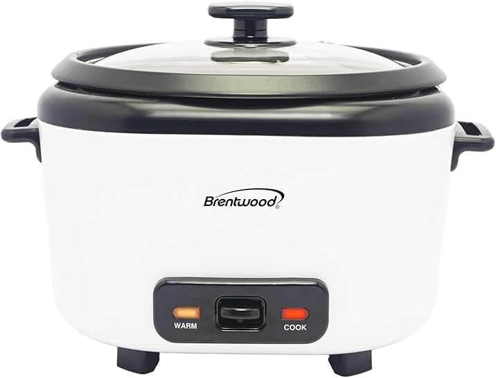 10-Cup Electric Rice Cooker with Measuring Cup and Spatula