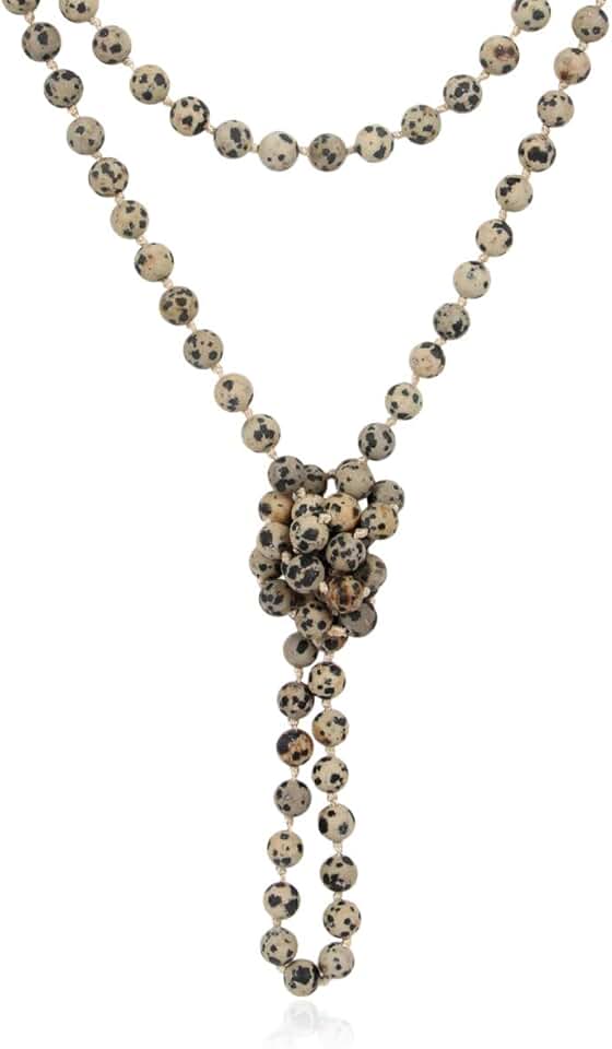 60-inch Handmade Multi-Layer Bead Wrap Necklace