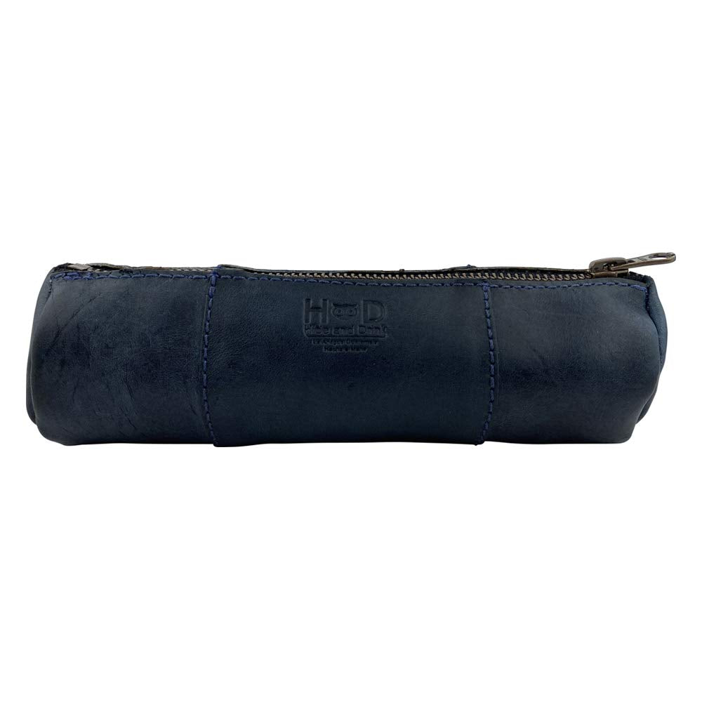 Rustic Leather Cylinder Case for Keys and Small Items