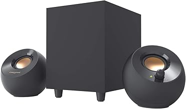 Desktop Speakers with Subwoofer and Far-Field Drivers